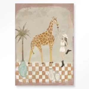 Superprijs Feeding Rose - Moderne Wanddecoratie | Artprint, Glass Art & Wandkleed