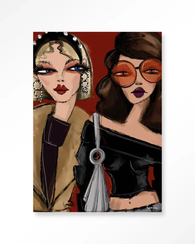 Gratis Retour Fall Friends - Moderne Wanddecoratie | Artprint, Glass Art & Wandkleed