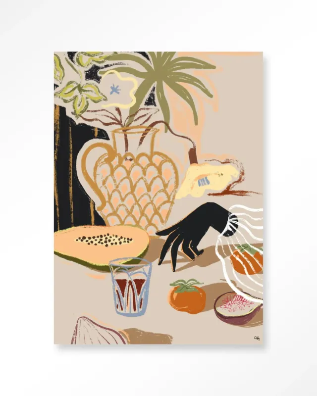 Op = Op Fruitful Spread - Moderne Wanddecoratie | Artprint, Glass Art & Wandkleed