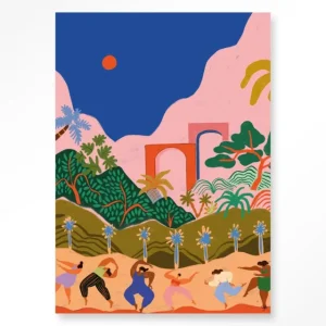 Dancing In Paradise - Moderne Wanddecoratie | Artprint, Glass Art & Wandkleed Meest Verkocht