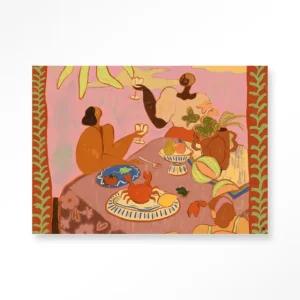 Lunch with the ladies - Moderne Wanddecoratie | Artprint, Glass Art & Wandkleed Fabrieksprijs