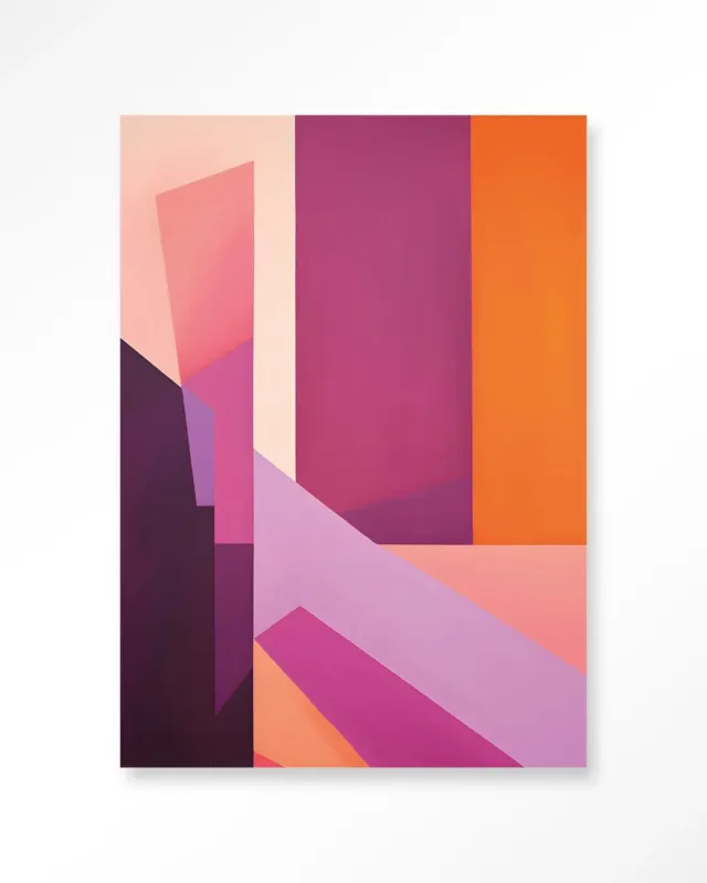 Folded Lines - Moderne Wanddecoratie | Artprint, Glass Art & Wandkleed Gratis Retour