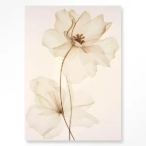 White Flowers - Moderne Wanddecoratie | Artprint, Glass Art & Wandkleed Uitverkoop