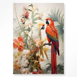 Lovebirds - Moderne Wanddecoratie | Artprint, Glass Art & Wandkleed Koopje
