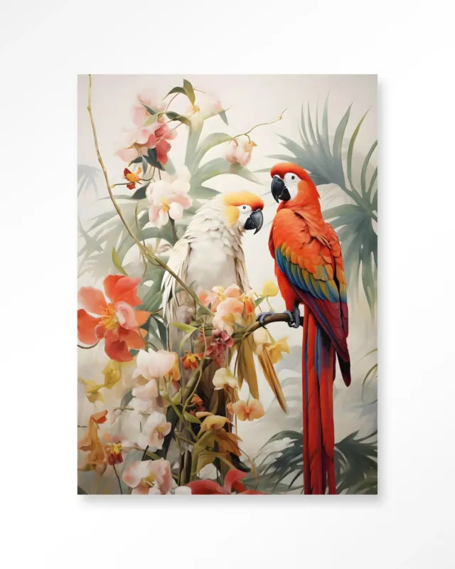 Lovebirds - Moderne Wanddecoratie | Artprint, Glass Art & Wandkleed Koopje