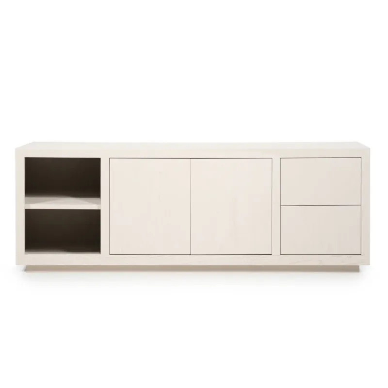 Dressoir Helsinki – eiken & eikenfineer taupe Shop Nu