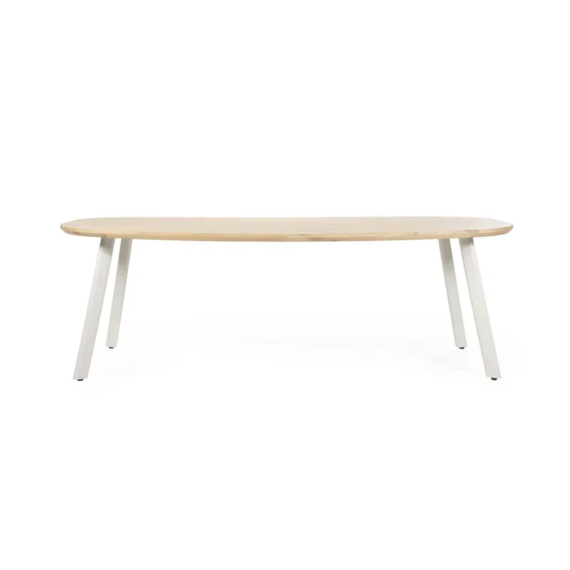Must-Have Eettafel Dion – eikenhout & metaal naturel 220x110cm