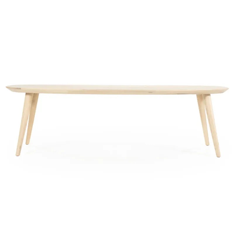 Eettafel Elijah – eikenhout & eikenfineer naturel 300x100cm Shop Nu