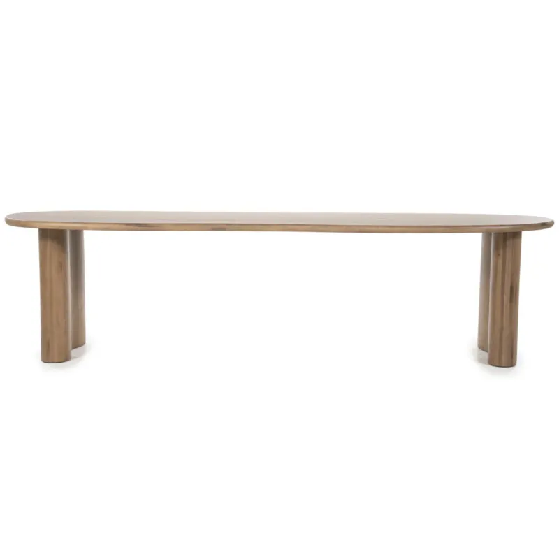 Uitverkoop Eettafel Josh – eikenhout bruin 300x110cm
