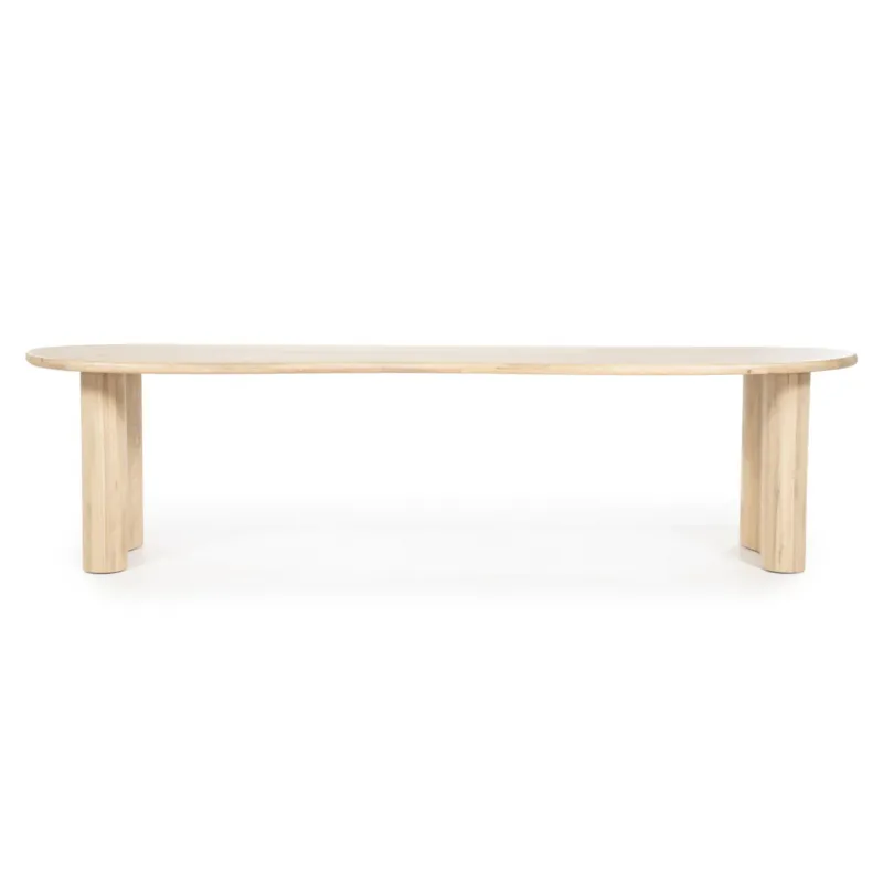 Eettafel Josh – eikenhout naturel 300x110cm Beste Prijs
