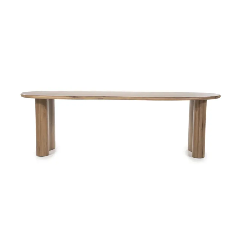 Eettafel Josh – eikenhout bruin 250x110cm Seizoensaanbieding