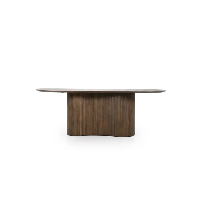 Tijdelijk Beschikbaar Eettafel Jordy – mangohout bruin 200x110cm