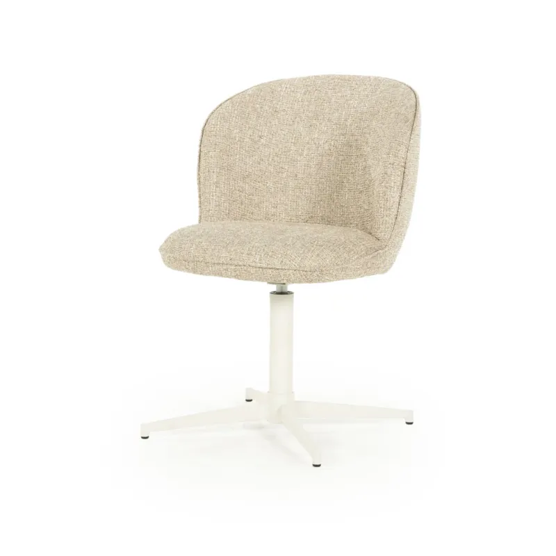 Lage Kosten Stoel Molly – stof & ijzer taupe donna