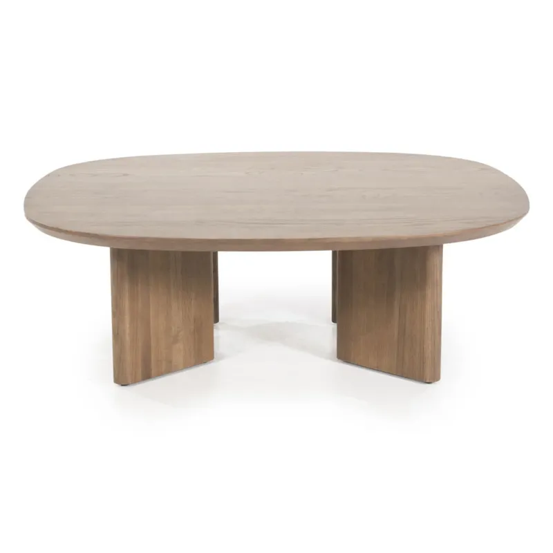 Gratis Retour Salontafel Stef – eikenhout bruin medium