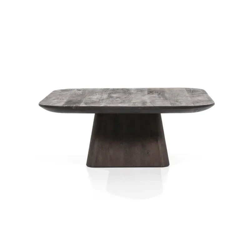 Salontafel Aron vierkant – mangohout bruin 80x80cm Direct Verzonden