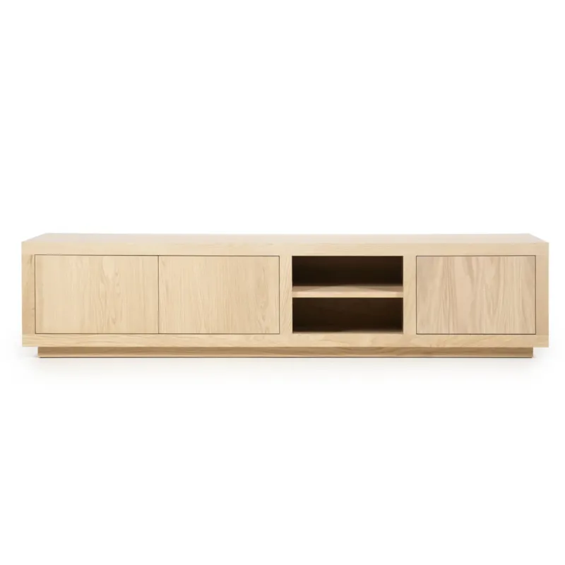 Hoge Kwaliteit TV meubel Helsinki – eiken & eikenfineer naturel 200cm