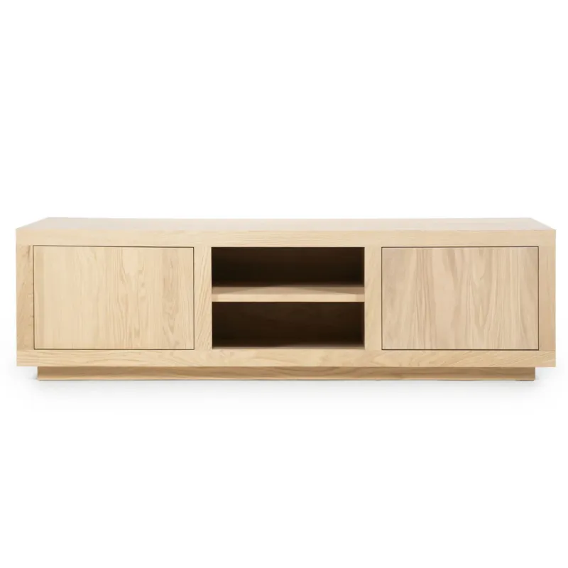 TV meubel Helsinki – eiken & eikenfineer naturel 160cm Bestseller