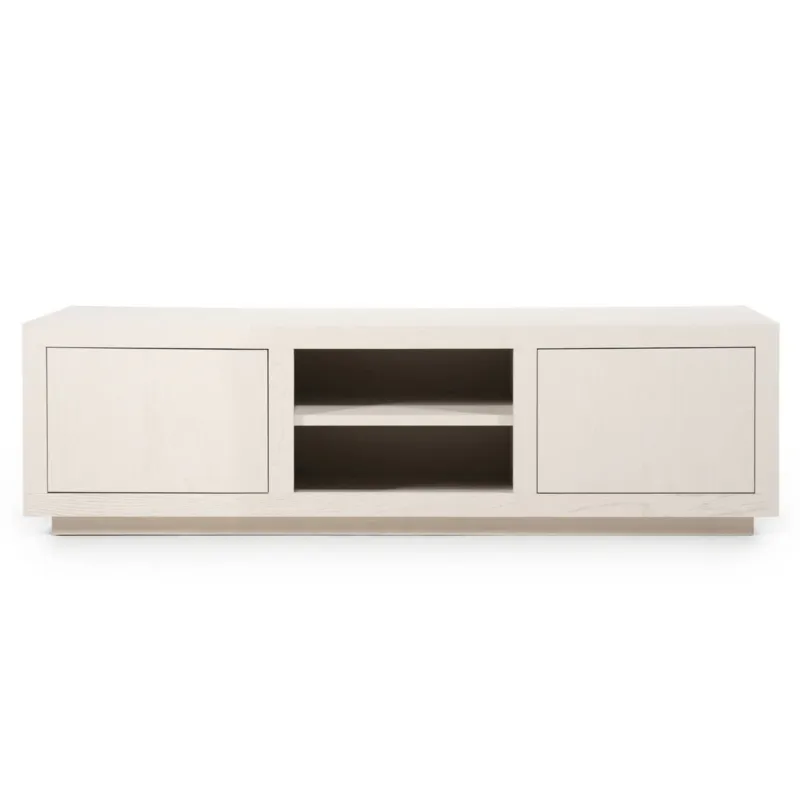 TV meubel Helsinki – eiken & eikenfineer taupe 160cm Weekendaanbieding