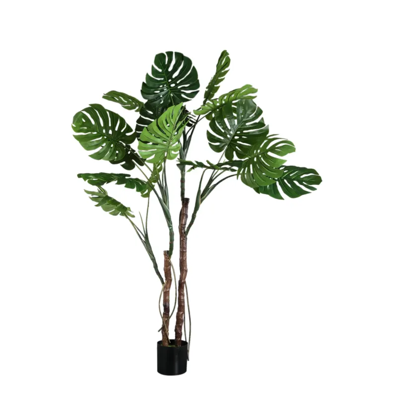 Laatste Kans Kunst Monstera 200 cm – Extra Grote Kunstplant – Inclusief Pot