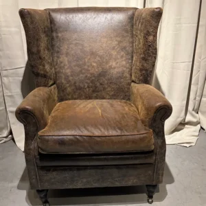 Lage Kosten Vintage Leren Oorfauteuil - merk Rofra