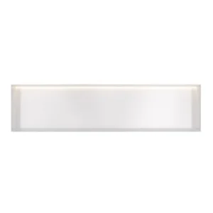 Premium Hotbath &MORE Inbouwnis 30x120x10cm frameless + LED Mat Wit