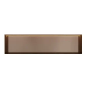 Hotbath &MORE Inbouwnis 30x120x10cm frameless + LED Tuscan Bronze Op = Op