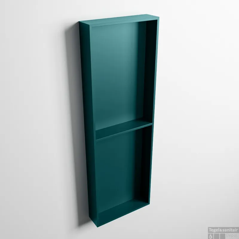 MONDIAZ EASY Nis 149,5x29,5cm in solid surface kleur Smag Smag. 2 vakken geschikt voor in- of opbouw Beperkt Aanbod
