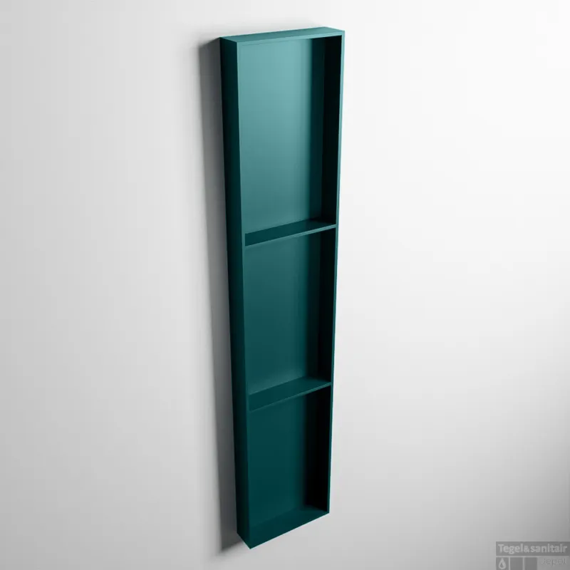 MONDIAZ EASY Nis 149,5x29,5cm in solid surface kleur Smag Smag. 3 vakken geschikt voor in- of opbouw Betrouwbaar
