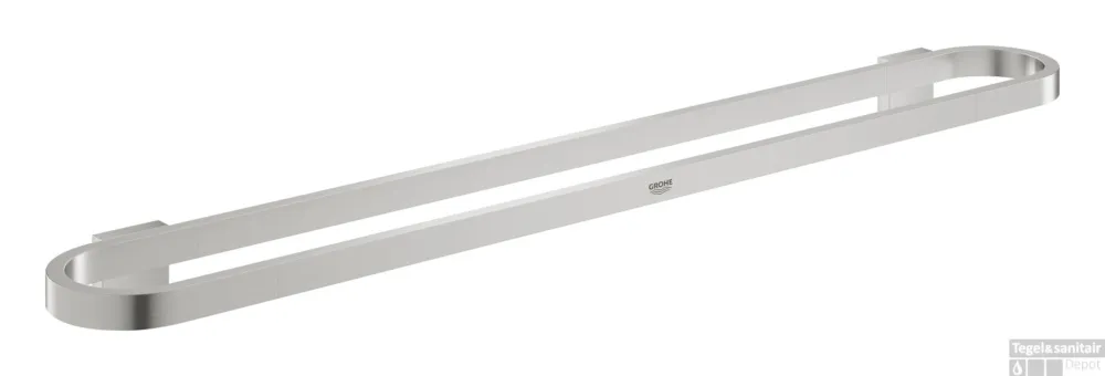 Direct Beschikbaar Handdoekhouder GROHE Selection 600Mm Of Houder Voor Glazen Planchet Supersteel
