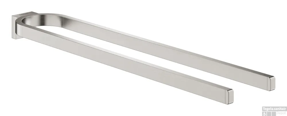 Gecertificeerd Handdoekhouder GROHE Selection Dubbel Supersteel