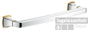 GROHE Grandera Badgreep 38.5 Cm. Recht Chroom-goud Laatste Kans
