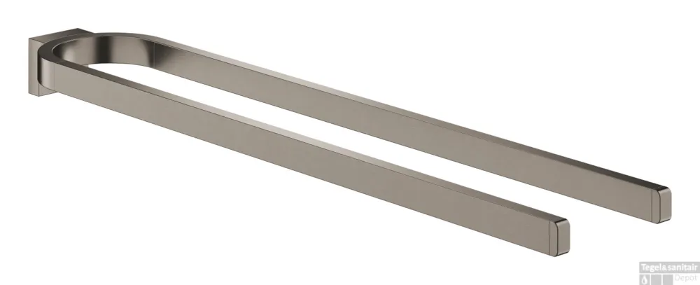 Handdoekhouder GROHE Selection Dubbel Hard Graphite Geborsteld Op = Op