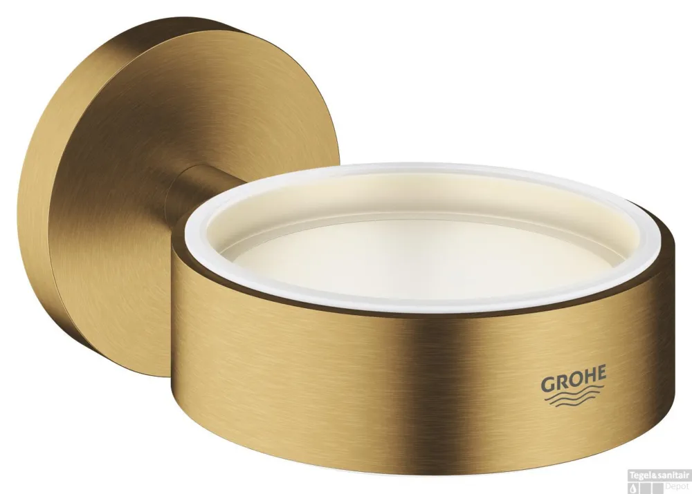 Glas/Zeepschaalhouder GROHE Essentials Cool Sunrise Geborsteld Weekendaanbieding