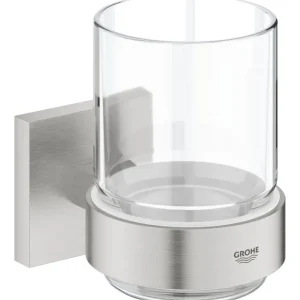 Glas GROHE Start Cube met Houder Supersteel Beste Prijs