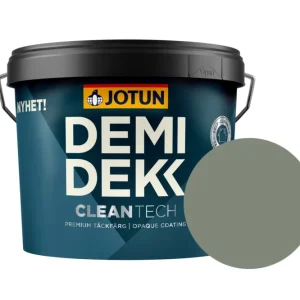 Beperkt Aanbod Jotun Demidekk Cleantech Beits – Dekkend Zijdeglans – Stockholmsgrønn - 3 l