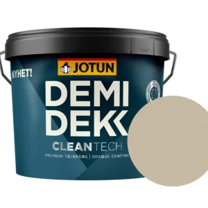 Finale Uitverkoop Jotun Demidekk Cleantech Beits – Dekkend Zijdeglans – Ra Umbra Blek - 10 l