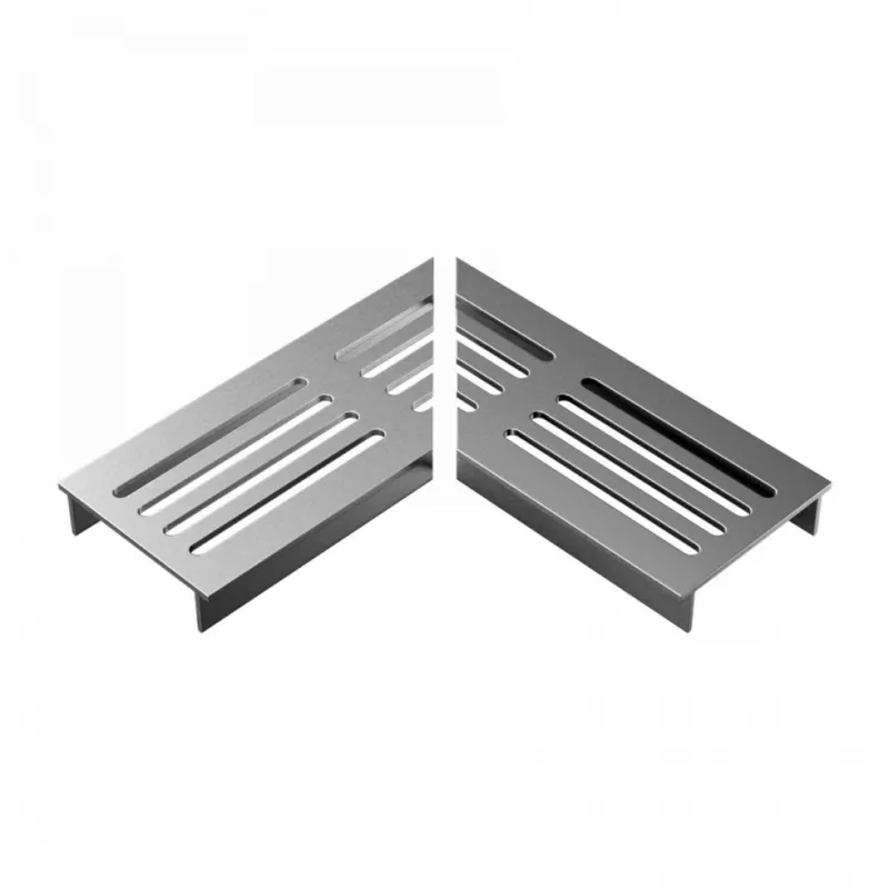 Exclusieve Aanbieding Rooster L-Hoekstuk Ultra Drain Silverline Straight - Per Stuk