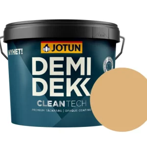 Beperkte Voorraad Jotun Demidekk Cleantech Beits – Dekkend Zijdeglans – Skagengul - 10 l