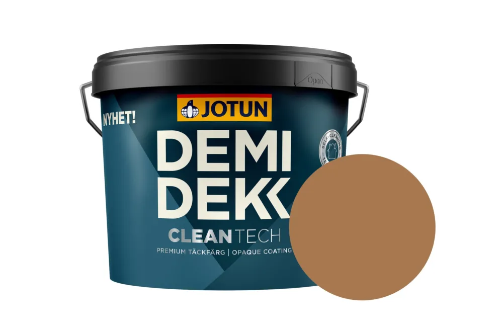 Betrouwbaar Jotun Demidekk Cleantech Beits – Dekkend Zijdeglans – Høststemning - 3 l