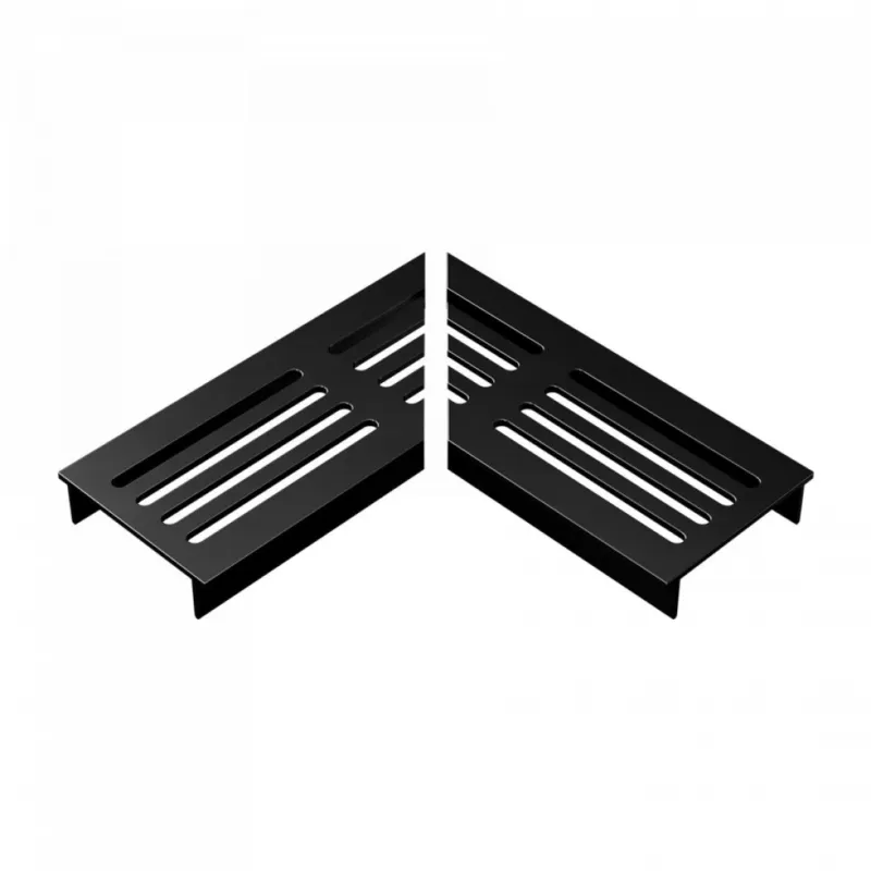 Exclusieve Aanbieding Rooster L-Hoekstuk Ultra Drain Blackline Straight - Per Stuk