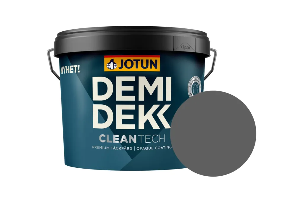 Gereduceerde Prijs Jotun Demidekk Cleantech Beits – Dekkend Zijdeglans – Aske - 3 l