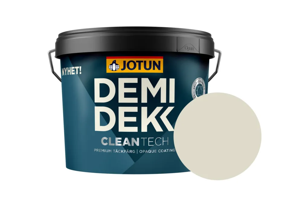 Bestel Nu Jotun Demidekk Cleantech Beits – Dekkend Zijdeglans – Perlegra - 10 l
