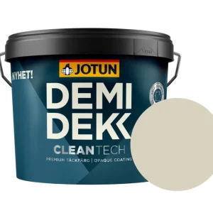 Jotun Demidekk Cleantech Beits – Dekkend Zijdeglans – Demihvit - 3 l Voordeelprijs