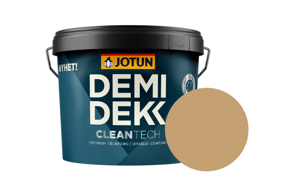 Jotun Demidekk Cleantech Beits – Dekkend Zijdeglans – Muted Yellow - 3 l Finale Uitverkoop