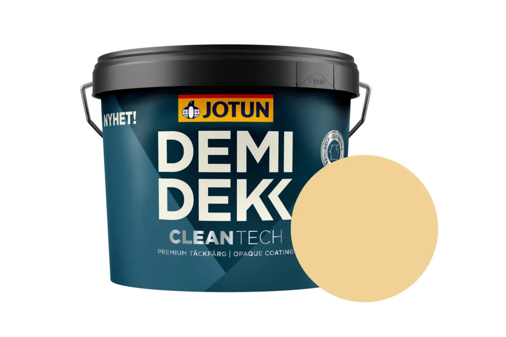 Actieprijs Jotun Demidekk Cleantech Beits – Dekkend Zijdeglans – Demigul - 3 l