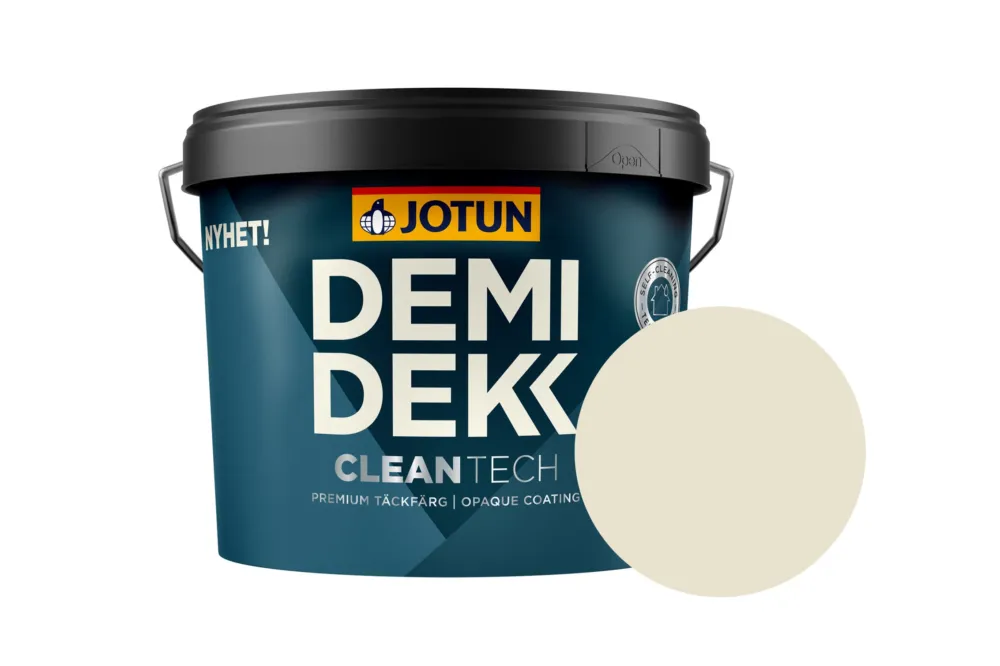 Snelle Levering Jotun Demidekk Cleantech Beits – Dekkend Zijdeglans – Gjenskinn - 3 l
