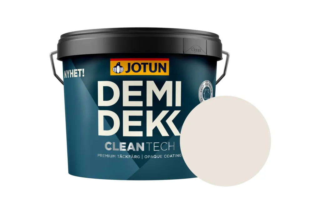 Aanbieding Jotun Demidekk Cleantech Beits – Dekkend Zijdeglans – Lys Antikk - 3 l