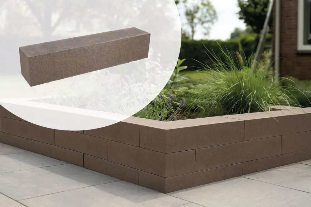 Superprijs Stapelblokken Linia Excellence 12x12x60cm - Taupe