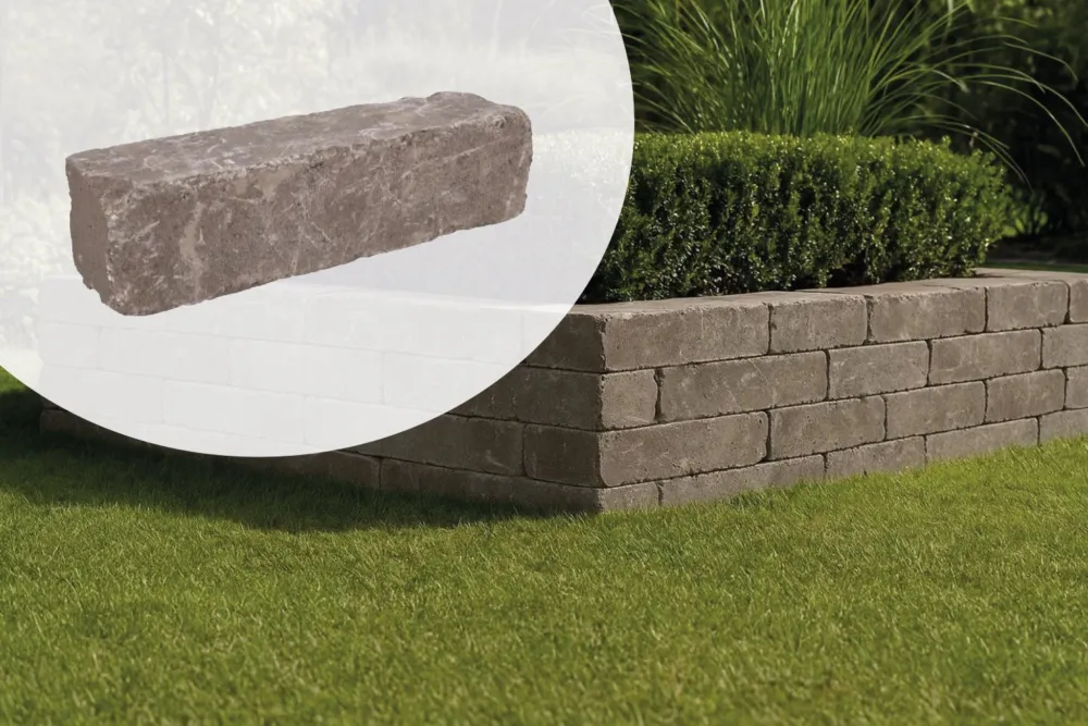 Stapelblokken Linia Excellence Getrommeld 12 x 12 x 60 cm Taupe Voordeelprijs