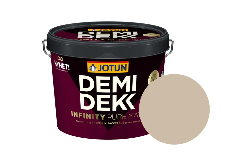 Seizoensaanbieding Jotun Demidekk Infinity Pure Matt Beits – Dekkend Mat - Strand - 10 l